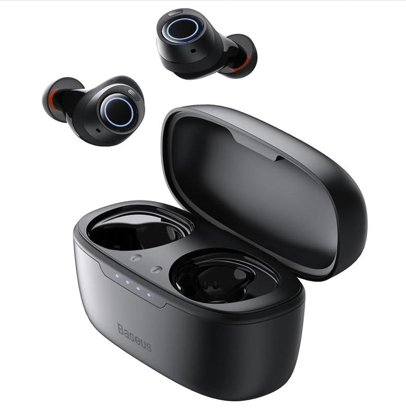 Baseus Wireless Earbuds, 140H Playback -48Db Active Noise Cancelling Bluetooth 5.3 Earbuds with IPX6 Waterproof, Low Latency Fast Charge